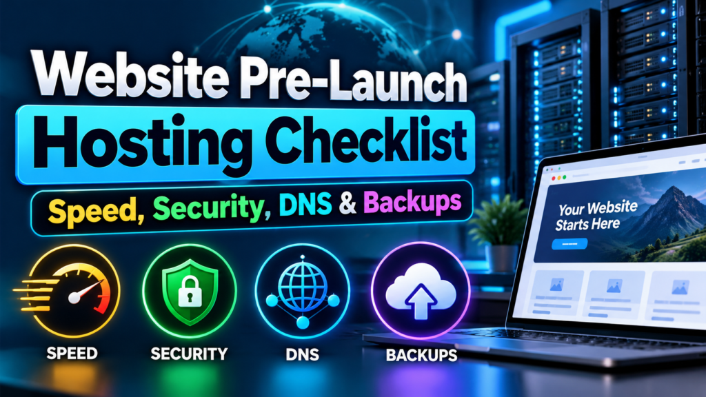 Website Pre-Launch Hosting Checklist
